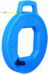 50' S-Class® Fiberglass Fish Tape, 3/16 Inch Diameter, 500 lbs Pulling Strength