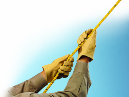 Pro-Pull Polypropylene Rope 5/8 Inch x 1,200 Foot, Low-Friction, Mildew Resistant