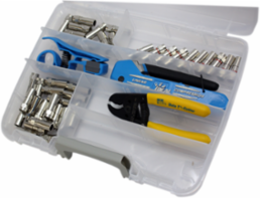 Economy Coax Compression Starter Kit, Includes 30 RG-6 Connectors & 10 RG-59 Connectors