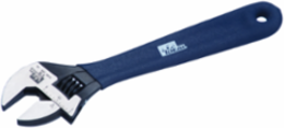 Adjustable Wrench 8 Inch, Forged Steel, Extra Wide Jaw Capacity