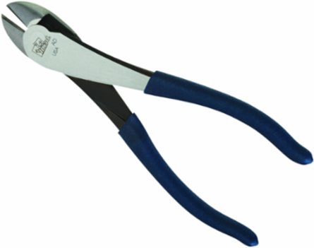 8 Inch Diagonal-Cutting Plier with Angled Head, Dipped Grip, Forged Steel Construction