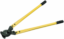 1000 MCM Long-Arm Cable Cutter, 32 Inch Length, Ratcheting Steel Jaws