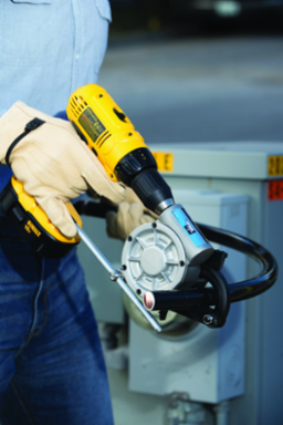 PowerBlade™ Drill Powered Cable Cutter, Cuts Copper Up to 750 MCM, Jaw Opening 1-1/2 Inch