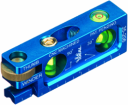 Electrician Level with Vial, 3.5 Inch & 6 Inch, CNC Machined Aluminum, Neodymium Magnets
