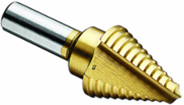 Step Drill 1/4 to 7/8 Inch Titanium Nitride Coated with Split Point Design