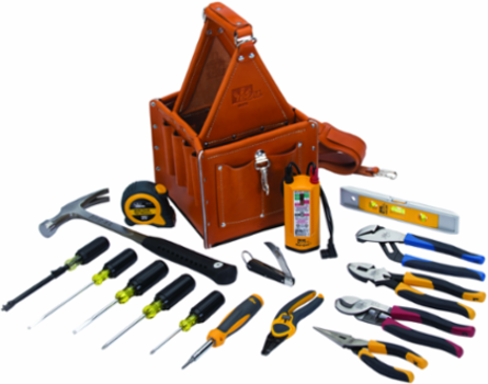 Master Electrician's Kit - 17-Piece with Voltage Tester & Auto-Lock Tape Measure