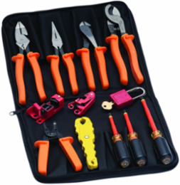 Insulated Tool Kit with Pliers, Screwdrivers, and Wire Strippers
