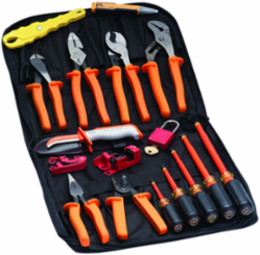 Standard Insulated Tool Kit with Case, Includes 8-1/2 Inch Plier and Multiple Screwdrivers