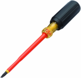 Insulated Slotted Screwdriver 7/32 Inch x 5 Inch, Meets OSHA Standards