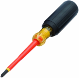Insulated Phillips Screwdriver #2 x 4 Inch - OSHA Compliant, Tempered Blades