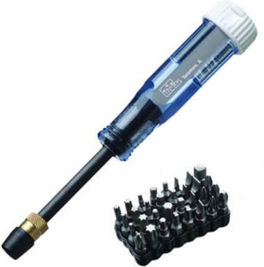 Quick Change Multi-Bit Screwdriver with E-Z Spin™ Cap, Holds 5 Bits