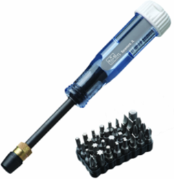 Quick Change Multi-Bit Screwdriver with E-Z Spin™ Cap, Holds 5 Bits