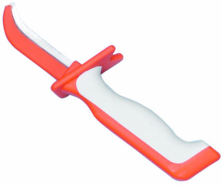 Insulated Skinning Knife, 1000 VAC VDE Certified, Ergonomic Handle