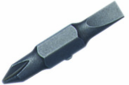 10-in-1 Screwdriver Replacement Bit, 3/16 Inch Slotted, #1 Phillips