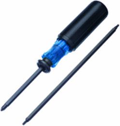 Extendable Screwdriver with 1/4 Inch Slotted and #2 Phillips Blades