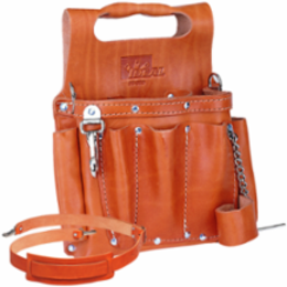Tuff-Tote™ Premium Leather Tool Pouch w/Strap
