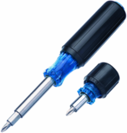 6-in-1 & 12-in-1 Multi-Bit Screwdriver/Nut Driver Combo with Slotted, Phillips, Hex, Torx®