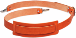 Premium Leather Shoulder Straps with 2 Inch Wide Pads and Nickel-Plated Hardware