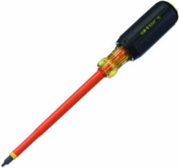 Insulated Square Screwdriver #2 1/4 Inch x 6 Inch, OSHA Compliant