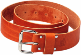Premium 2 Inch Leather Roller Buckle Belt with Nickel-Plated Hardware