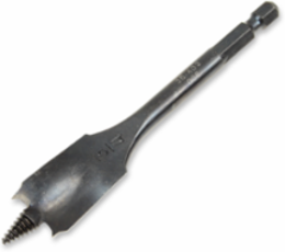 Power-Spade™ Stubby Spade Bit, 3/4 Inch x 4 Inch, Max Speed 1500 RPM