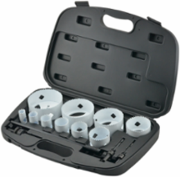 Bi-Metal Hole Saw Kit, 14-Piece Set with Sizes up to 4-1/2 Inch