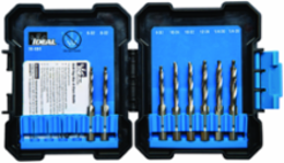 Standard Drill Tap Kit, 8-Piece Set for 6-32 to 1/4-20 Sizes