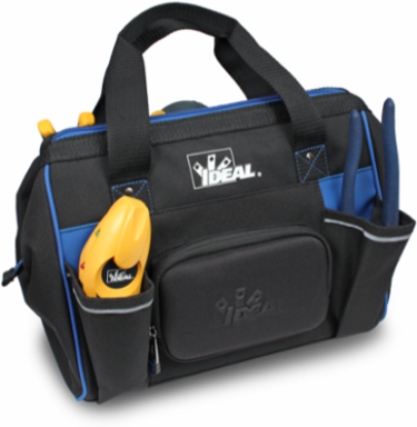 Pro Series Large Mouth Tool Carrier Bag, 13 Inch x 9 Inch x 9-1/2 Inch, 20 Pockets