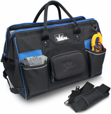 Pro Series Large Mouth Tool Carrier Bag 18 Inch, 26 Pockets, 18x11-1/2x11-1/2 Inch
