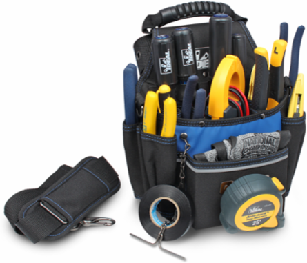 Pro Series Premium Tool Pouch 10 Inch x 6-1/2 Inch x 11 Inch, Versatile Carry Options
