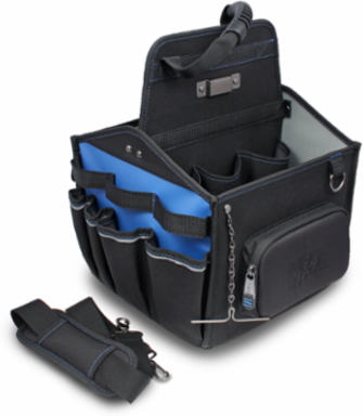 Pro Series Molded Bottom Tool Carrier 12 Inch x 12 Inch x 15 Inch, 32 Pockets