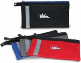 Pro Series Flat Zipper Pouch 12-1/2 Inch x 7 Inch 4-Pack