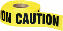 Barricade Tape "Caution", Yellow, 3 Inch x 1,000 Foot, OSHA Compliant