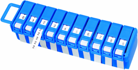Wire Marker Dispenser w/Legends 0-9 Rolls