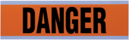 Voltage & Conduit Marker Card, "Danger", Large