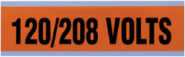 Wire Marker, 120/208V, Type A