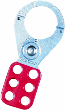 Safety Lockout Hasp, 1-1/2 Inch Jaw, Durable Aluminum, 2/Card