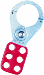 Safety Lockout Hasp, 1-1/2 Inch Jaw, Durable Aluminum, 2/Card