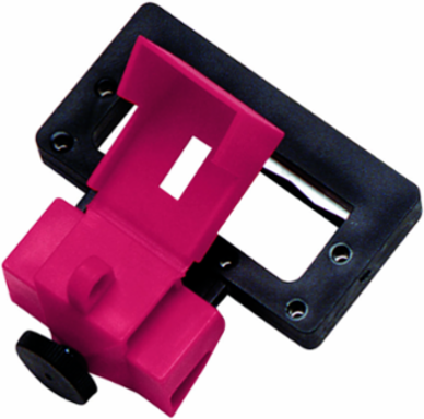 Large Breaker Lockout for 480/600V Switches, Locks Out 2-1/2 Inch x 7/8 Inch