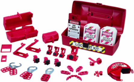 Plant Facility Lockout/Tagout Kit - Polypropylene Toolbox, Safety Features