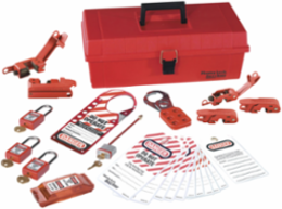 Job Site Lockout/Tagout Kit with Keyed-Alike Padlocks