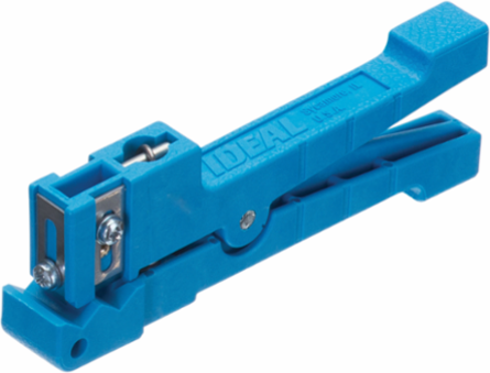 Blue Adjustable Blade Cable Stripper, Strips 0.125-0.250 Inch Diameter