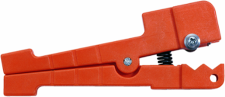 Ringer Shielded Cable Stripper with V-notch Jaw and Stainless Steel Blades