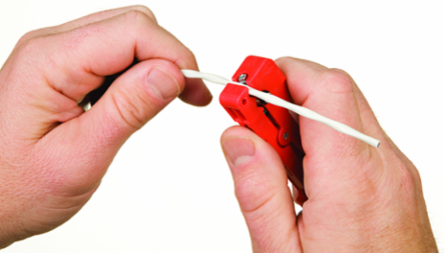 Ringer Shielded Cable Stripper with Stainless Steel Construction