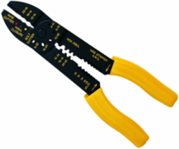 Multi Crimp/Strip Tool, Strips 10-22 AWG Wire, Drop-Forged Steel Construction