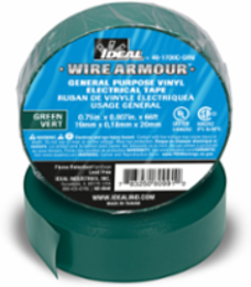 General Purpose Electrical Vinyl Tape 3/4 Inch x .007 Inch, 66 Feet, 600V