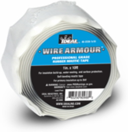 Rubber Mastic Tape 1 Inch x 0.065 Inch x 10 Feet, Insulation up to 2kV