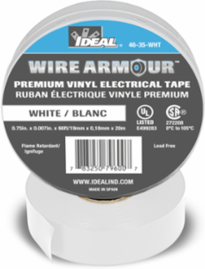Electrical Tape - Cold & Weather Resistant, Flame Retardant, 3/4 Inch Width