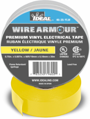 Electrical Tape - Flame Retardant, High UV Resistance, UL 510, CSA Listed