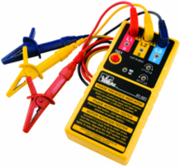 3-Phase Motor Rotation Tester, Up to 600V, Indicates Motor Rotation, 2-Year Warranty